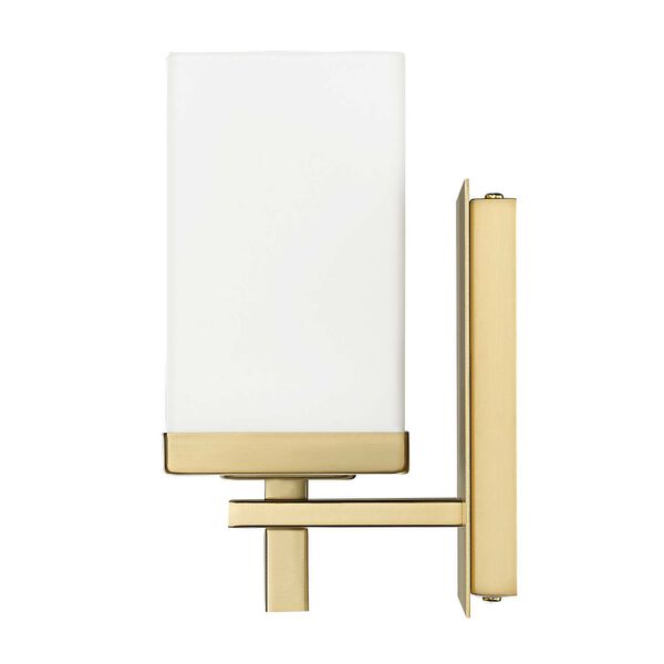 Maddox Brushed Champagne Bronze with Opal Glass One-Light Wall Sconce, image 4
